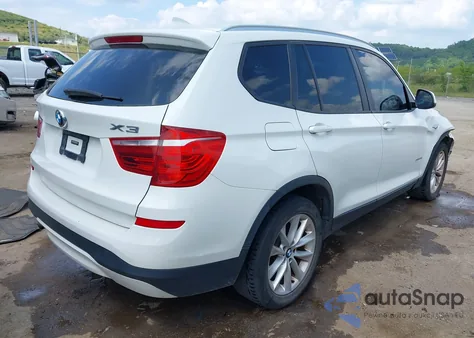 2016 BMW X3 xDrive28I из США, поврежденный, VIN 5UXWX9C55G0D75508